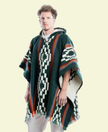 Handcrafted Mexican Poncho – Traditional Pattern Collection