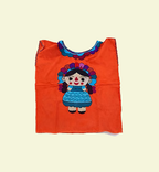 Blusa mexicana bordada, hecha a mano