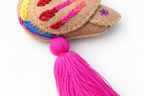 Tassel purse charm