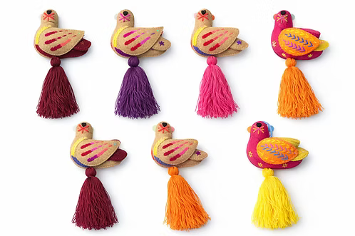 Tassel purse charm