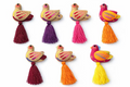 Tassel purse charm