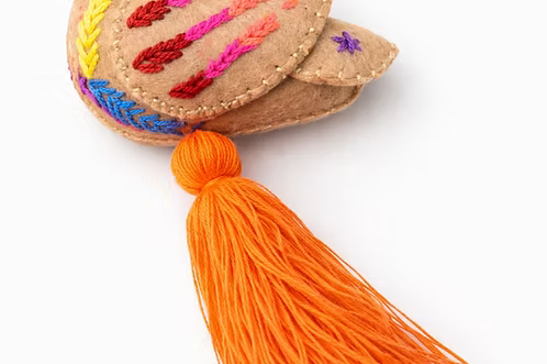 Tassel purse charm