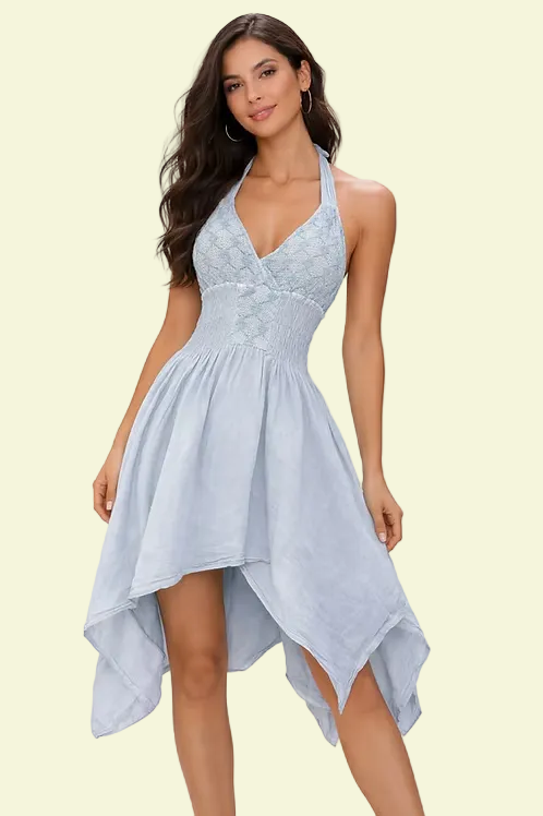 Mexican Style Halter Dress